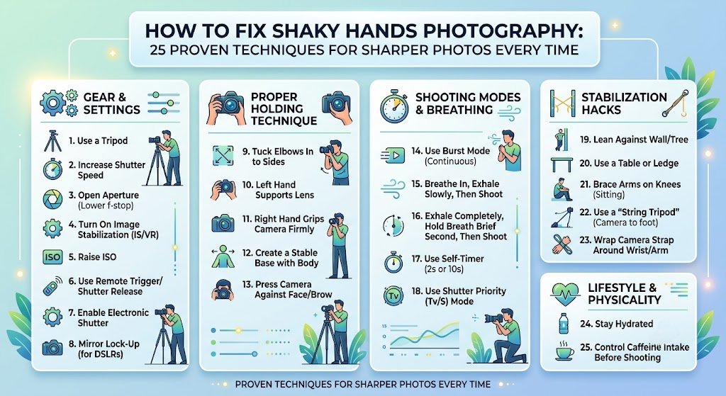 how to fix shaky hands photography