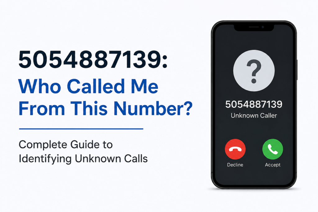 5054887139: Who Called Me From This Number? Complete Guide to Identifying Unknown Calls