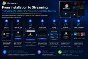 From Installation to Streaming: The Complete Discovery Plus.com/Link User Journey