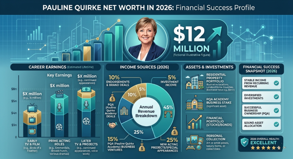 Pauline Quirke Net Worth in 2026: Career Earnings, Income Sources, Assets, and Financial Success