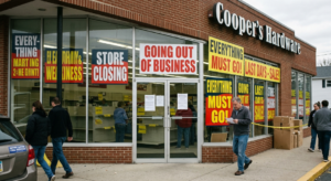 coopers hardware store chain closures